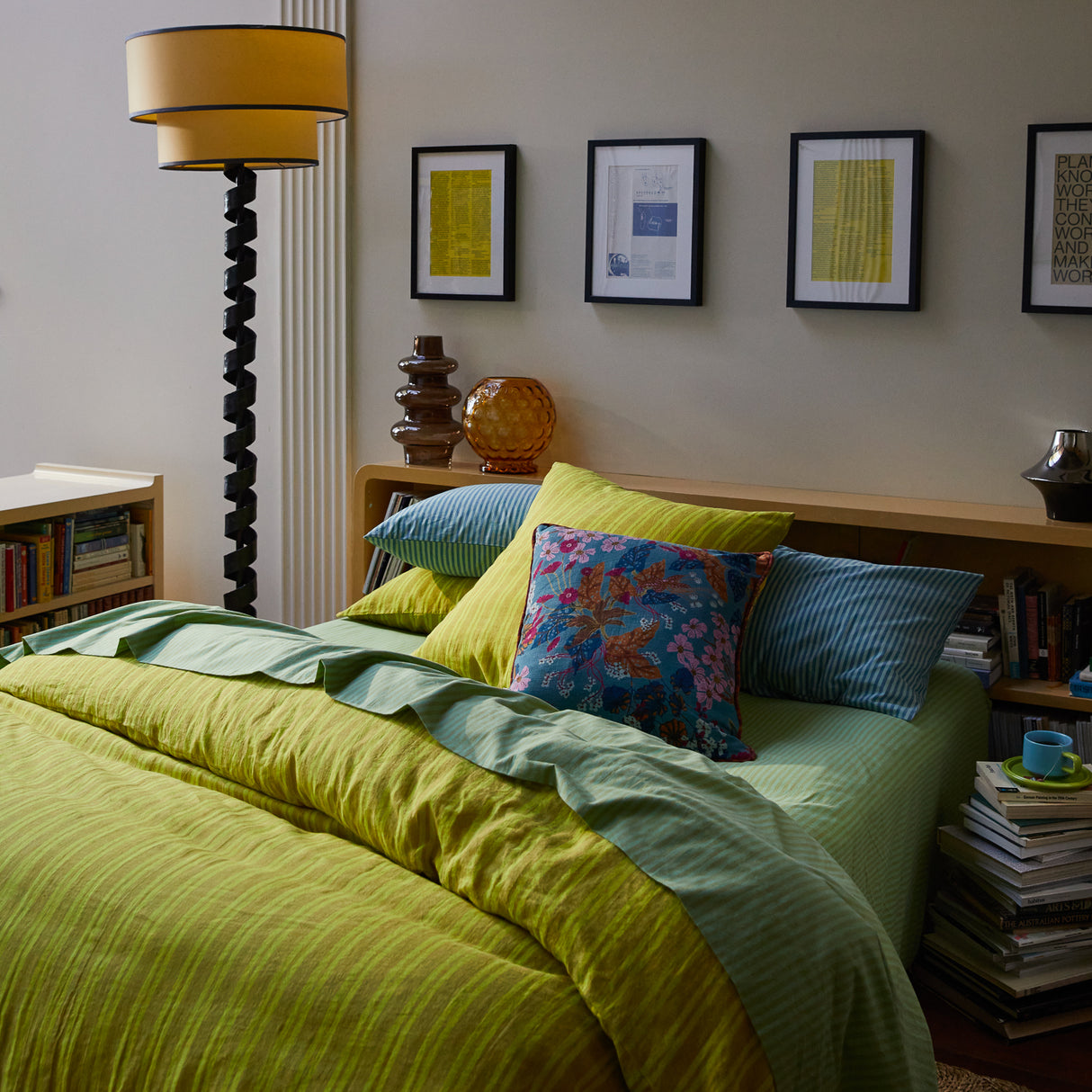 Claire Reversible Cushion - Mustard Cover Only