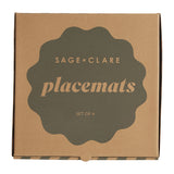 Magnolia Placemat Set - Jade