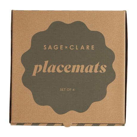 Magnolia Placemat Set - Jade