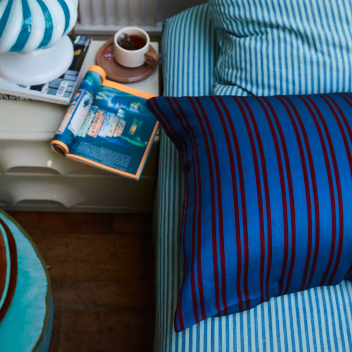 Taylor Silk Pillowcase - Capri