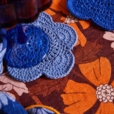 Chumo Crochet Coaster Set - Lapis