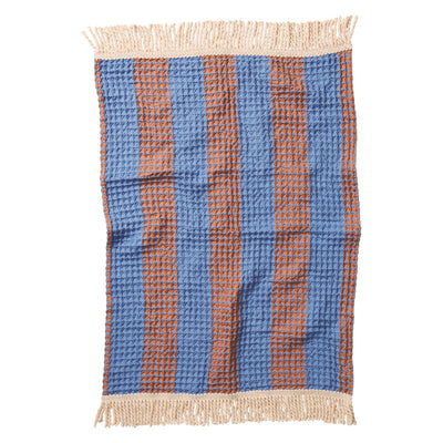 Zelia Waffle Hand Towel - Blue Jay