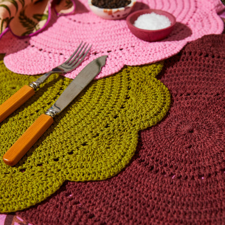 Chumo Crochet Placemat Set - Cosmos