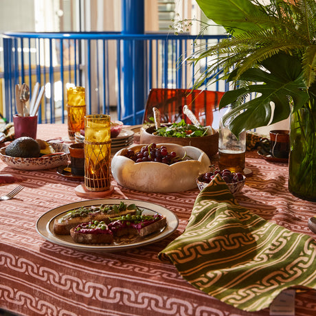 Fidel Linen Table Cloth