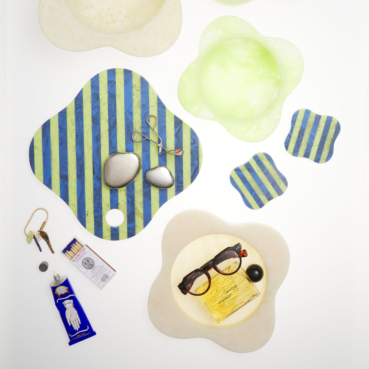 Theresa Resin Board - Azure
