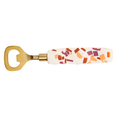 Court Bottle Opener - Nougat Terrazzo