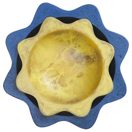 Sophie Large Resin Bowl - Azure