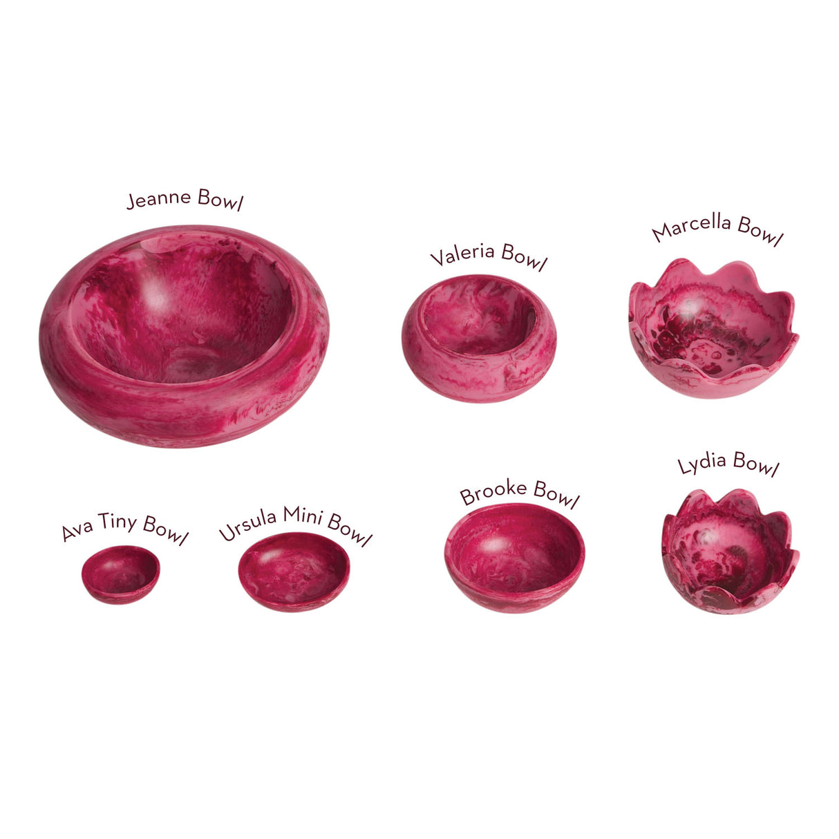 Valeria Bowl - Crimson