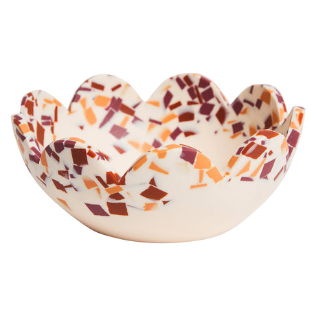 Petal Bowl - Nougat Terrazzo