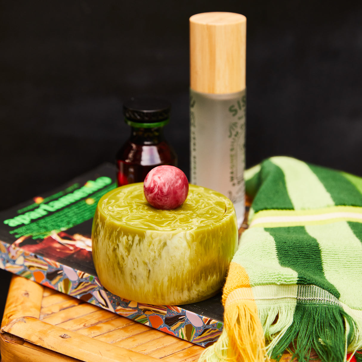 Karine Mini Canister - La Palma-Crimson