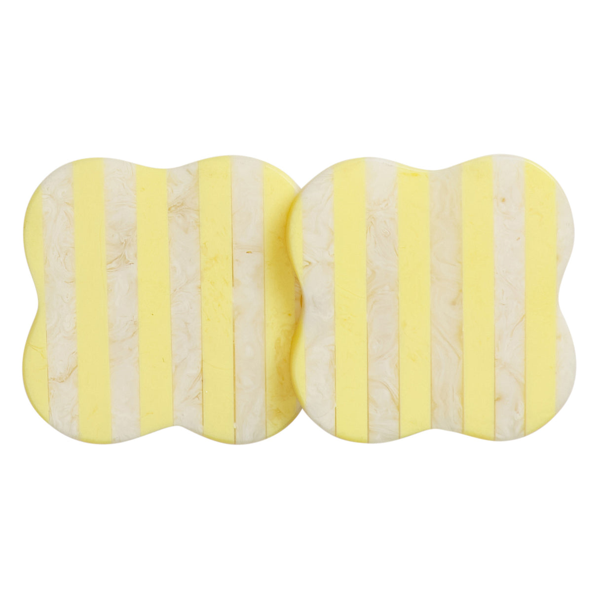 Noellyn Resin Coasters - Set of 2 - Aspen Gold