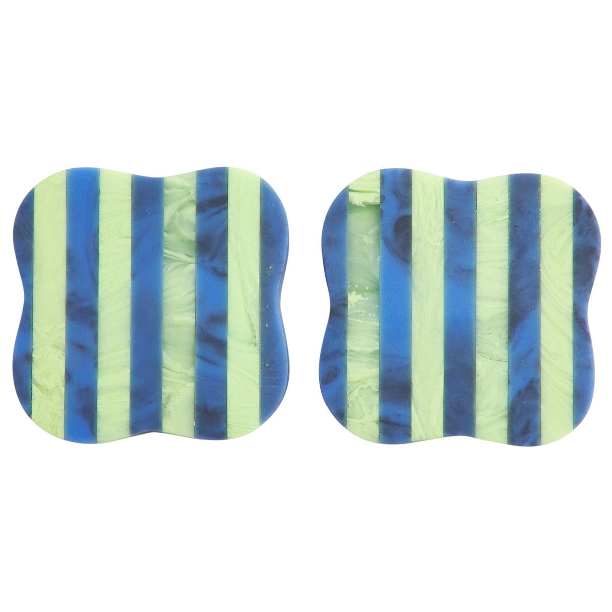 Noellyn Resin Coasters - Set of 2 - Azure