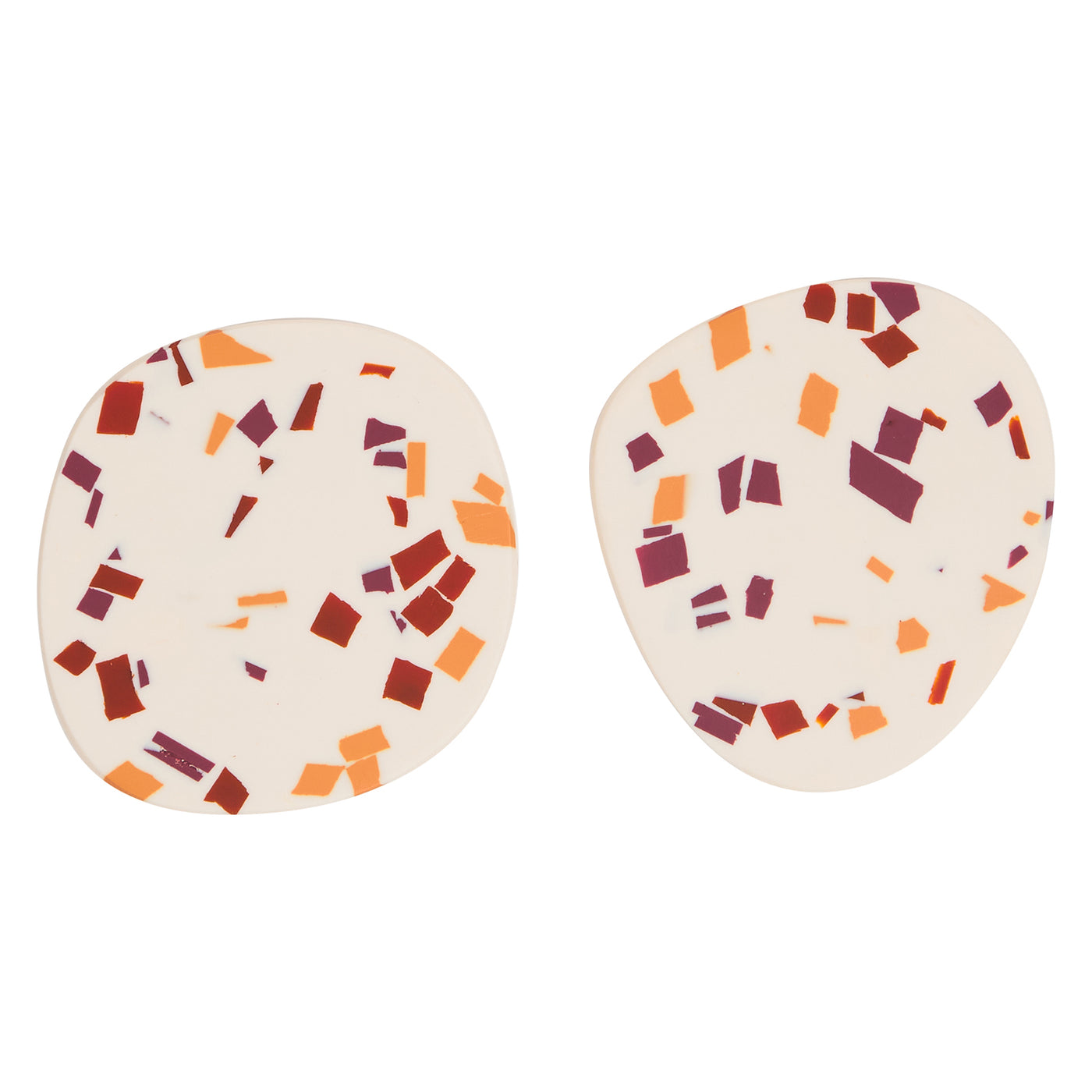 Fenella Coasters - Set of 2 - Nougat Terrazzo