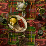 Paola Napkin Ring Set of 4 - Crimson-La Palma