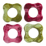Paola Napkin Ring Set of 4 - Crimson-La Palma