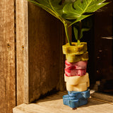 Paola Napkin Ring Set of 4 - Pearl-Azure