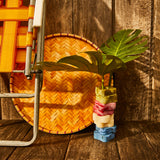 Paola Napkin Ring Set of 4 - Pearl-Azure