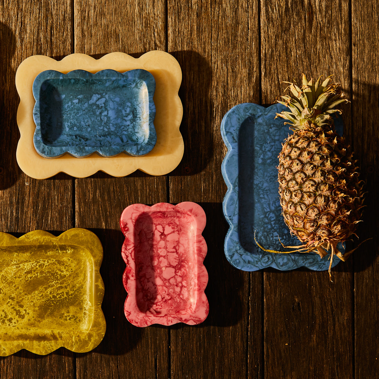 Beau Small Tray - Azure