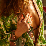 Kasbah Ring - Green Onyx