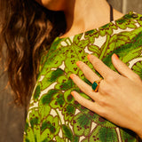 Kasbah Ring - Green Onyx