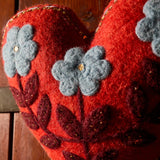 Sadie Felt Heart Door Decoration