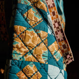 Magnolia Patchwork Stocking - Turquoise