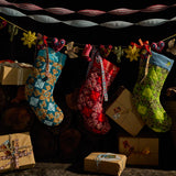 Magnolia Patchwork Stocking - Poppy