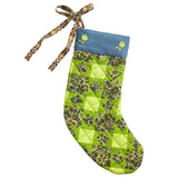 Magnolia Patchwork Stocking - Cactus Green
