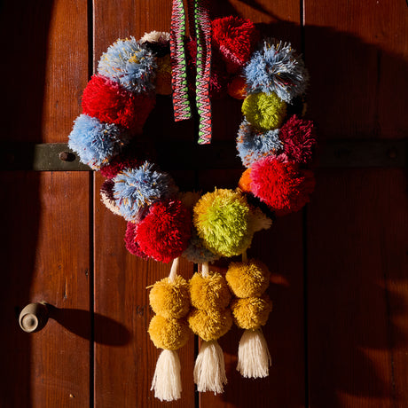 Annabeth Pom Pom Wreath