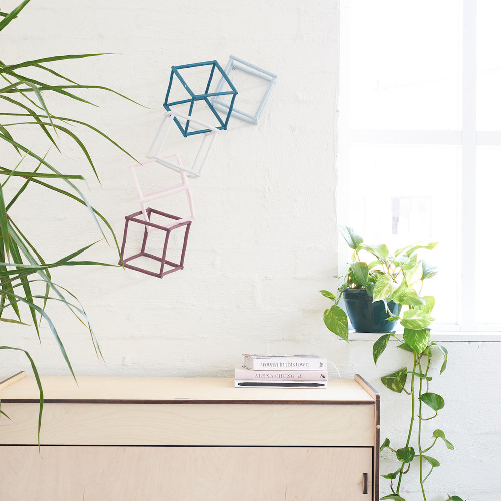 Twig Cube Sculpture by Twiggargerie