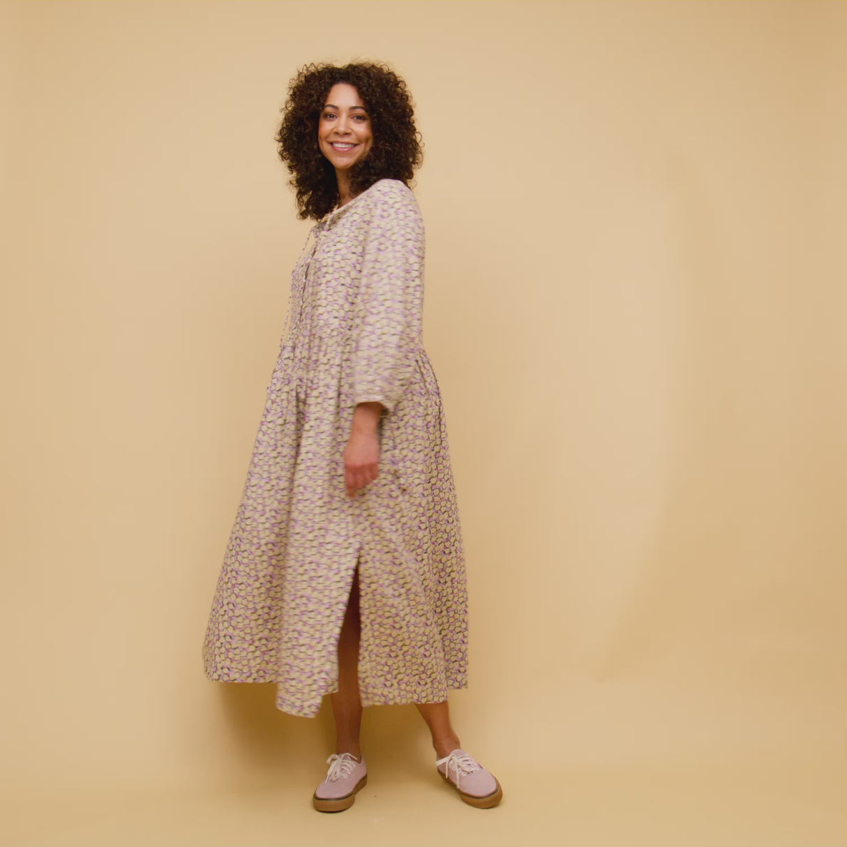 Oaken Long Sleeve Maxi Dress