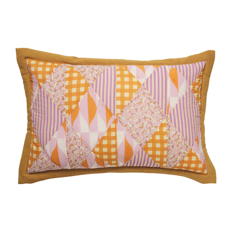 Totnes Patch Cushion - Persimmon Default Title