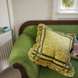 Ealing Embroidered Cushion - Sprout Default Title