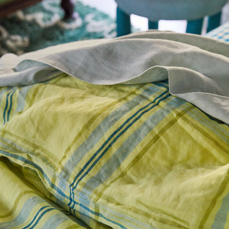 Patchway Linen Quilt Cover - Splice Single