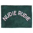 sage and clare anabelle anabelle collection tula nudie rudie bath mat peacock cotton 